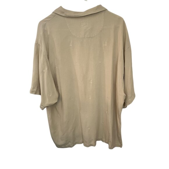 Tommy Bahama short sleeve men's shirt 100% silk size XL with pineapples - Picture 2 of 4